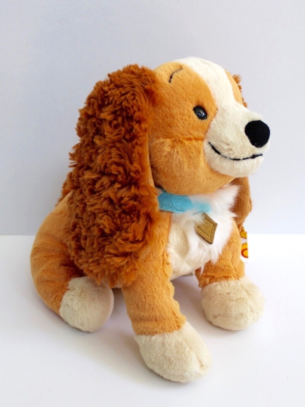 Steiff x Disney Lady and The Tramp Lady Dog Plush Stuffed Animal 9" Golden Brown